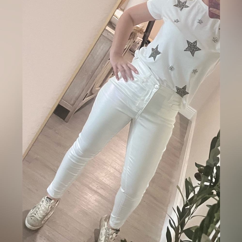 Revelation Denim Metallic Pants Size 4